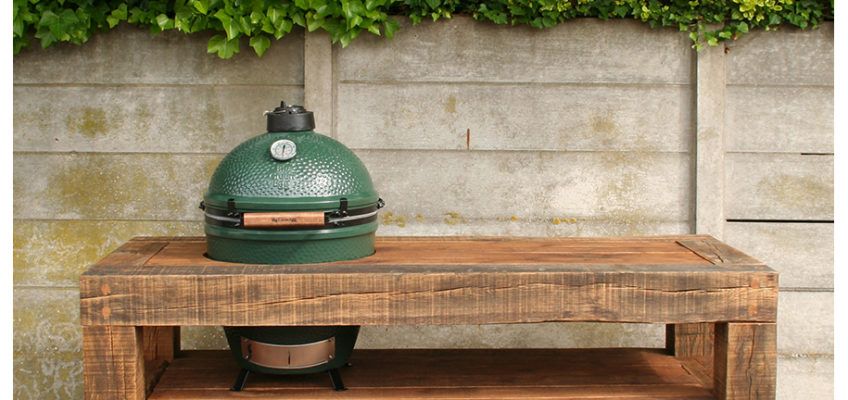 robuust eiken meubel voor big green egg